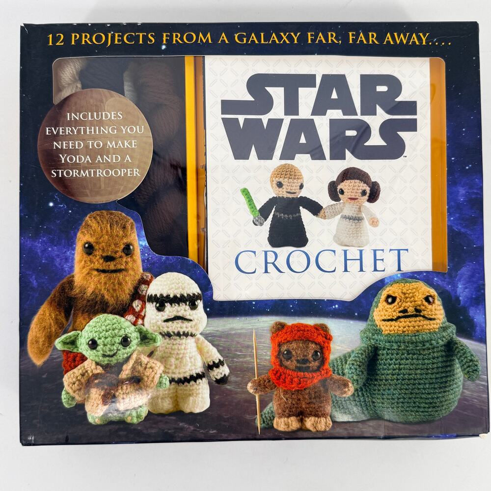 Disney Star Wars Crochet Kit Yoda Storm Trooper